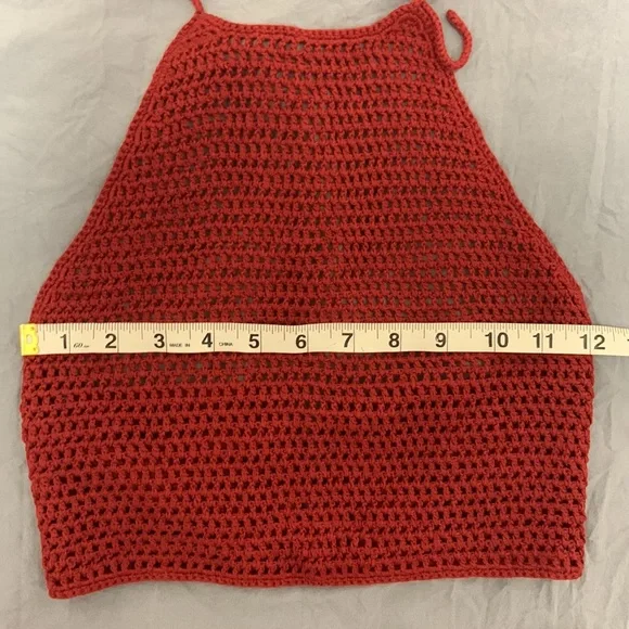 HAND KNITTED SET TOP AND SKIRT - XS - Picture 14 of 17